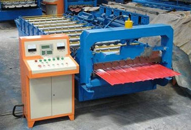 ประเทศจีน 3KW 380V Trapezoidal Sheet Roll Forming Machine For Steel Wall Panel Making ผู้ผลิต