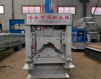 ประเทศจีน Automatic Roof Ridge Cap Tile Cold Roll Forming Machine / Glazed Aluminum Metal Rib Tile Forming Machine ผู้ผลิต